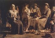 Louis Le Nain Family of Country People oil painting on canvas